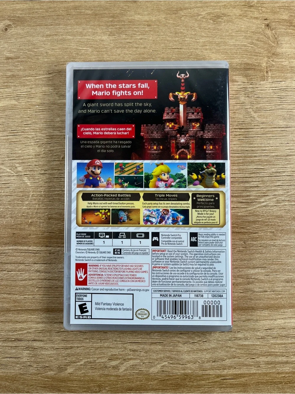 Super Mario RPG Nintendo Switch Game NEW SEALED